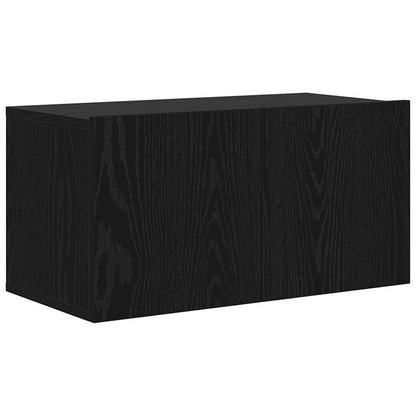 Sestava Tv Skříněk 60 X 30 X 30 Cm Černá Kompozitní Dřevo