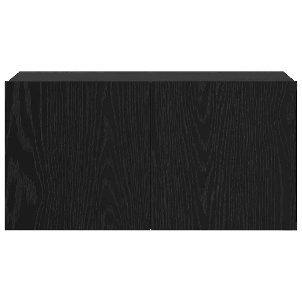 Sestava Tv Skříněk 60 X 30 X 30 Cm Černá Kompozitní Dřevo