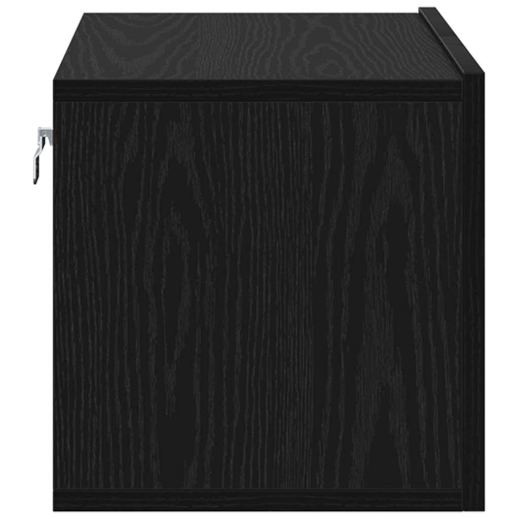 Sestava Tv Skříněk 60 X 30 X 30 Cm Černá Kompozitní Dřevo
