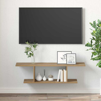 Sestava Tv Skříněk 103 X 30 X 26,5 Cm Hnědá Kompozitní Dřevo