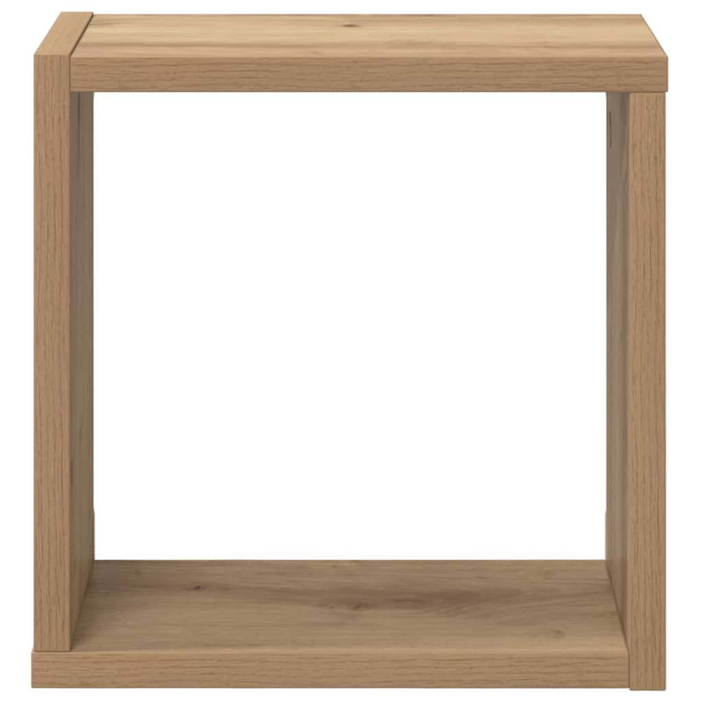 Nástěnné Poličky Nástěnná Montáž 2 Pcs Artisanový Dub