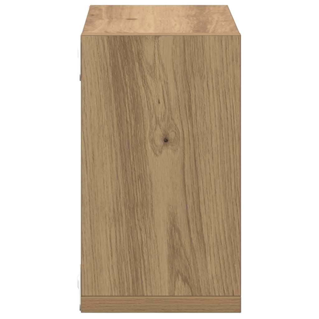 Nástěnné Poličky Nástěnná Montáž 2 Pcs Artisanový Dub