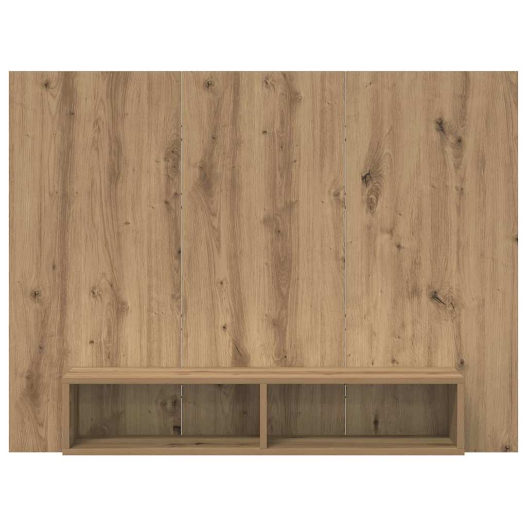 Sestava Tv Skříněk 120 X 23,5 X 90 Cm Artisanový Dub