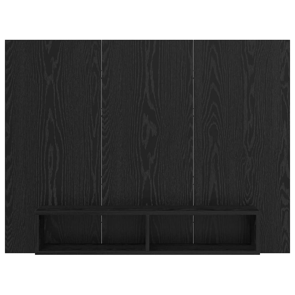 Sestava Tv Skříněk 120 X 23,5 X 90 Cm Černý Dub