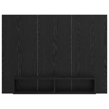 Sestava Tv Skříněk 120 X 23,5 X 90 Cm Černý Dub
