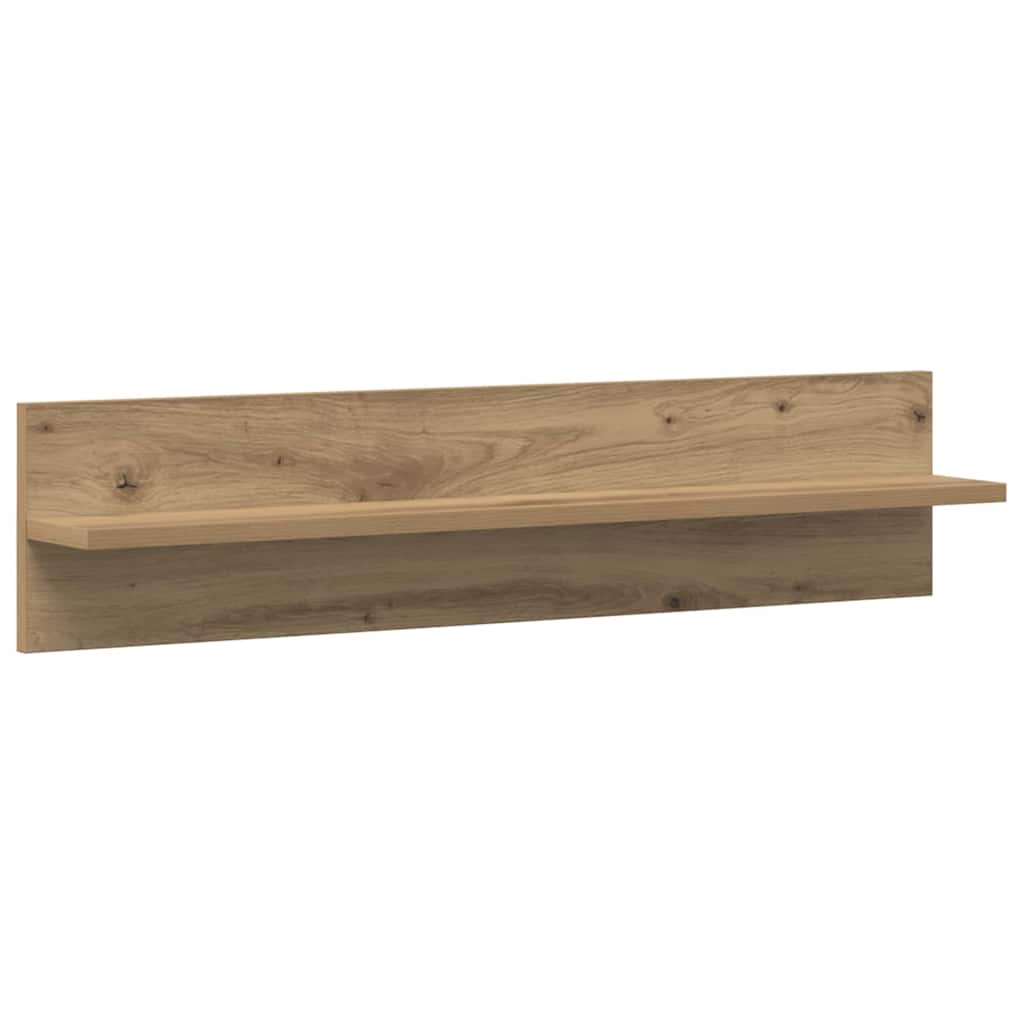 Nástěnná Polička Nástěnná Montáž 2 Pcs Artisanový Dub