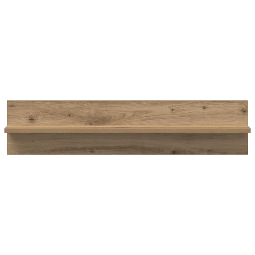 Nástěnná Polička Nástěnná Montáž 2 Pcs Artisanový Dub