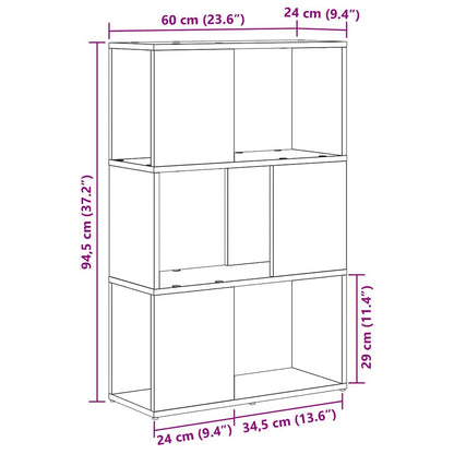 Sestava Tv Skříněk 60 X 24 X 94,5 Cm Hnědá Kompozitní Dřevo