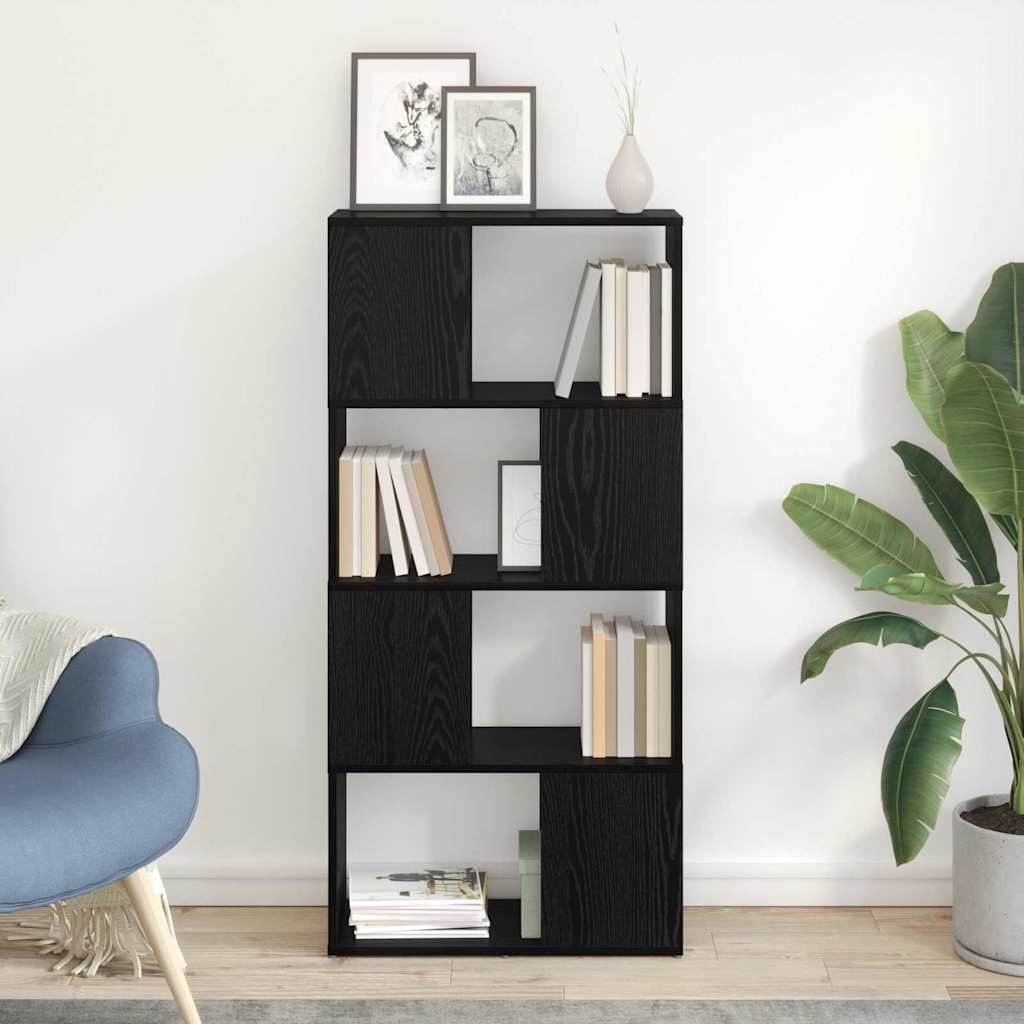 Sestava Tv Skříněk 60 X 24 X 125,5 Cm Černá Kompozitní Dřevo