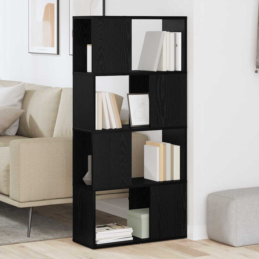 Sestava Tv Skříněk 60 X 24 X 125,5 Cm Černá Kompozitní Dřevo