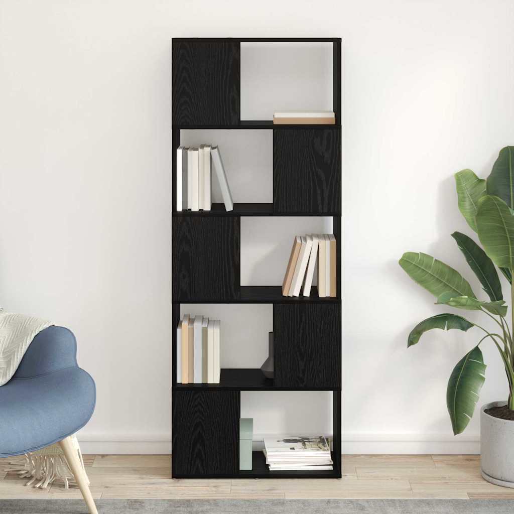 Sestava Tv Skříněk 60 X 24 X 156 Cm Černá Kompozitní Dřevo