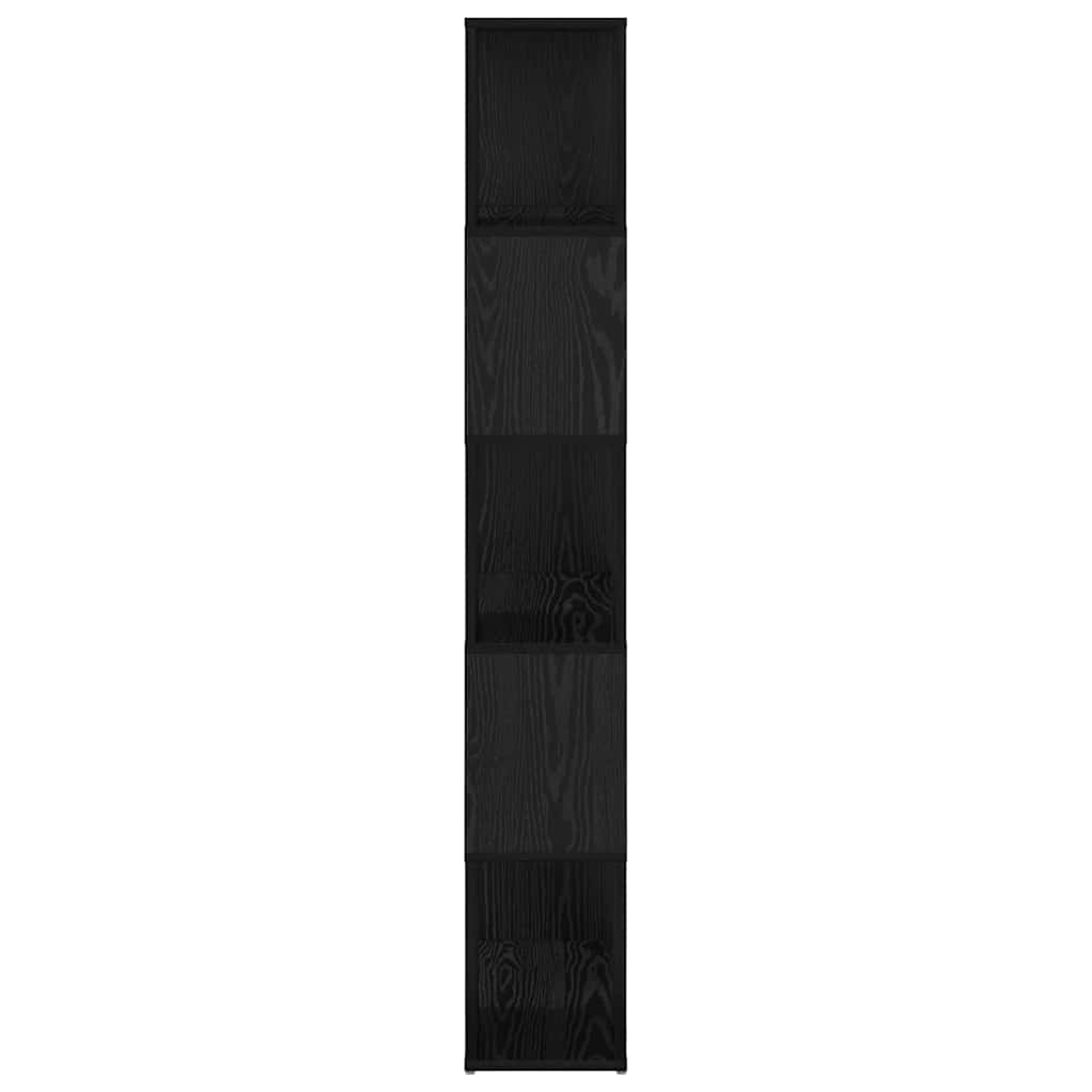 Sestava Tv Skříněk 60 X 24 X 156 Cm Černá Kompozitní Dřevo