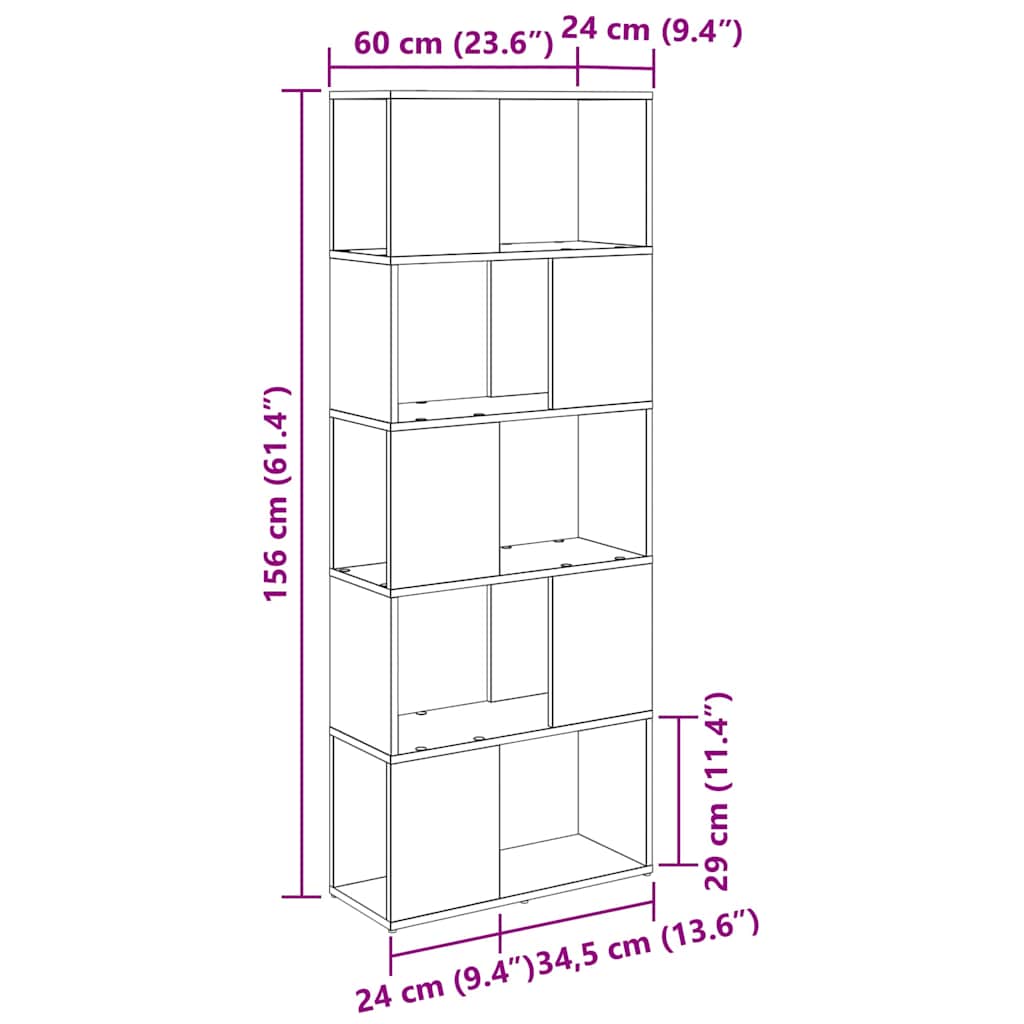 Sestava Tv Skříněk 60 X 24 X 156 Cm Černá Kompozitní Dřevo