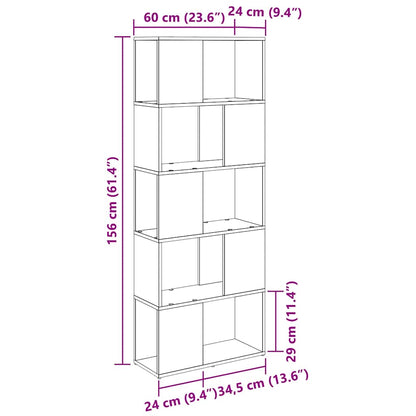 Sestava Tv Skříněk 60 X 24 X 156 Cm Černá Kompozitní Dřevo
