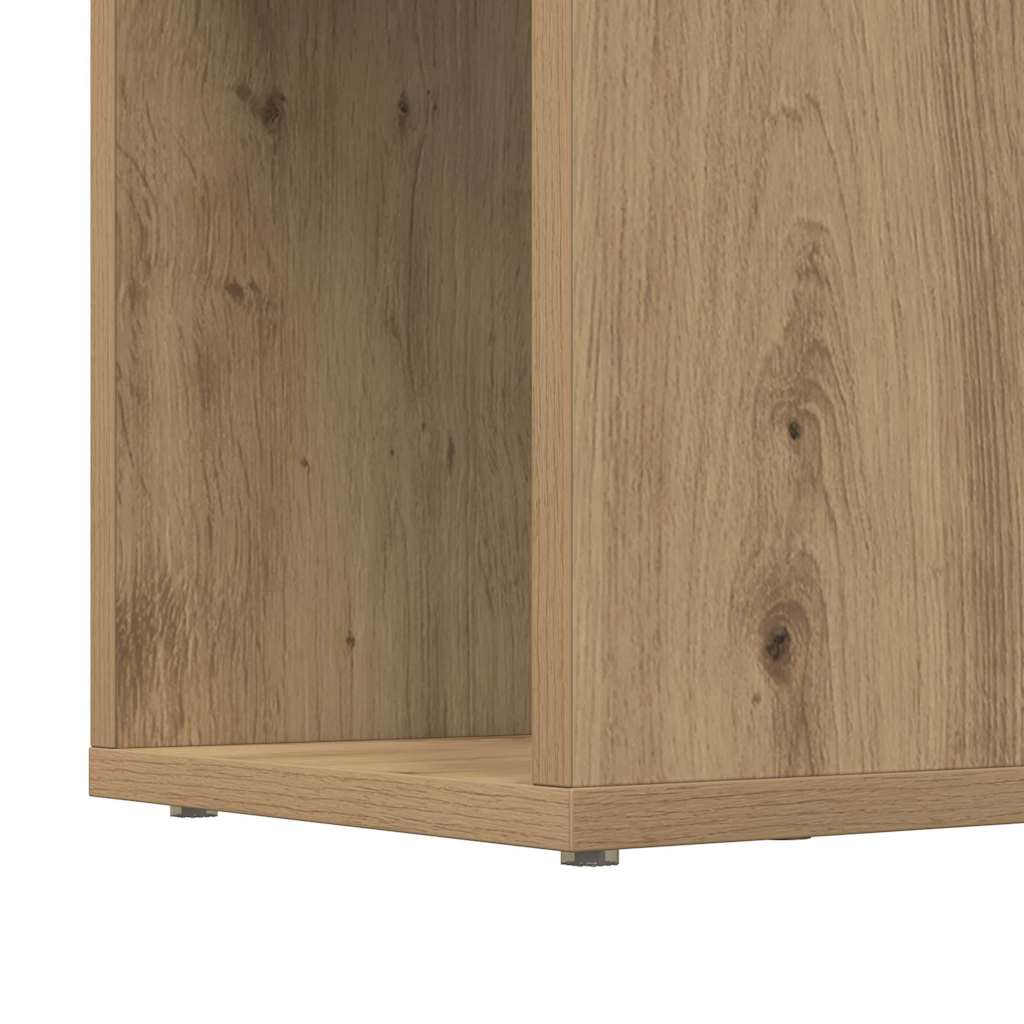 Sestava Tv Skříněk 80 X 24 X 125 Cm Hnědá Kompozitní Dřevo