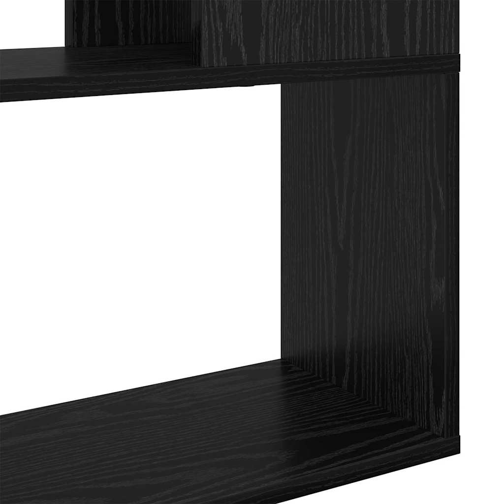 Sestava Tv Skříněk 80 X 24 X 125 Cm Černá Kompozitní Dřevo
