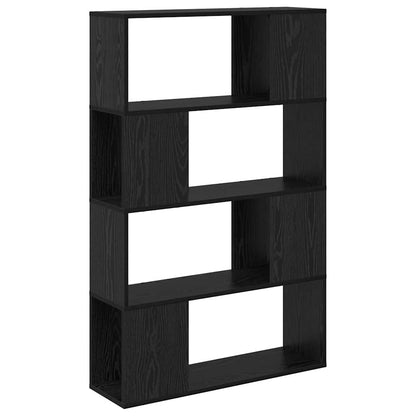 Sestava Tv Skříněk 80 X 24 X 125 Cm Černá Kompozitní Dřevo