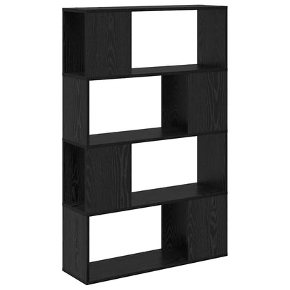 Sestava Tv Skříněk 80 X 24 X 125 Cm Černá Kompozitní Dřevo