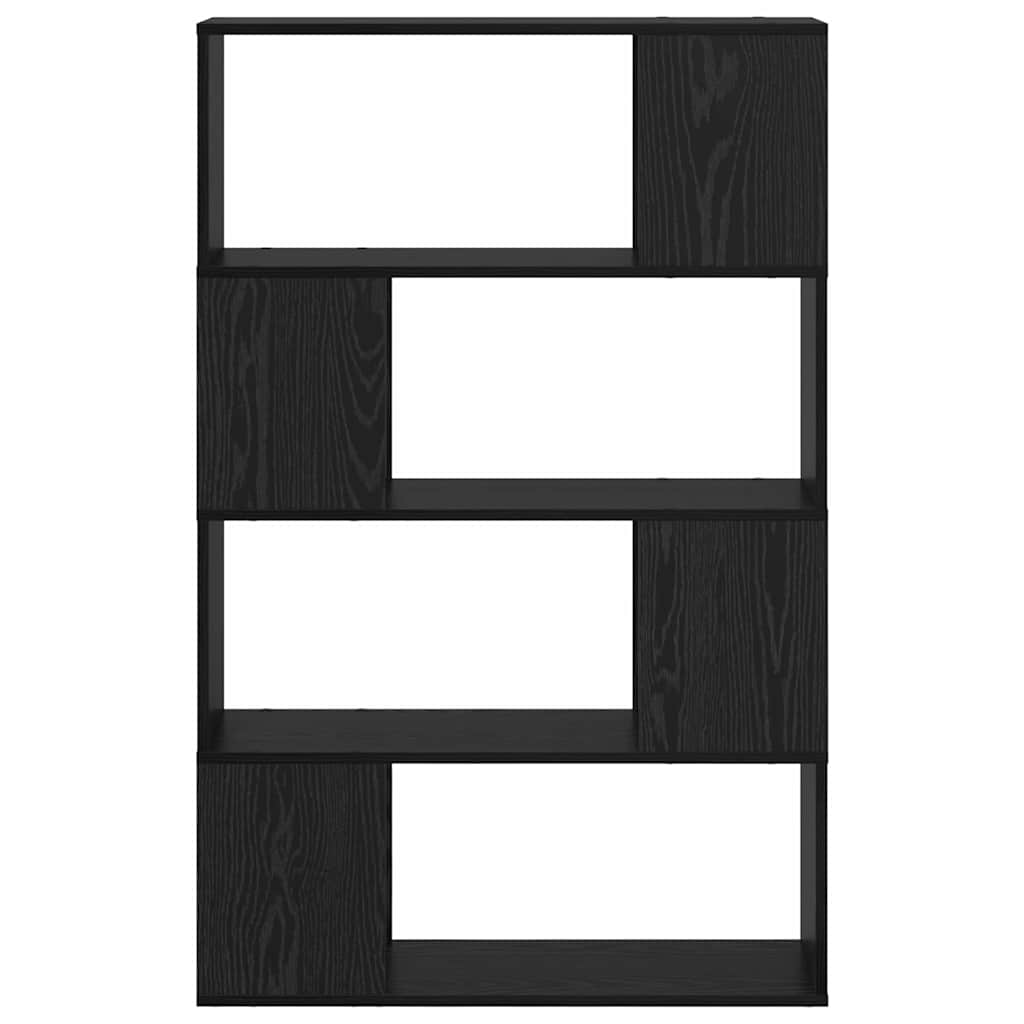Sestava Tv Skříněk 80 X 24 X 125 Cm Černá Kompozitní Dřevo