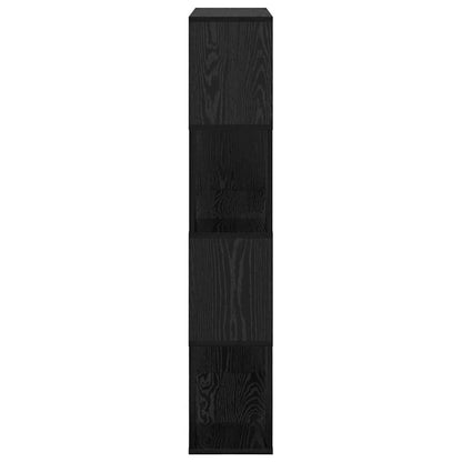 Sestava Tv Skříněk 80 X 24 X 125 Cm Černá Kompozitní Dřevo