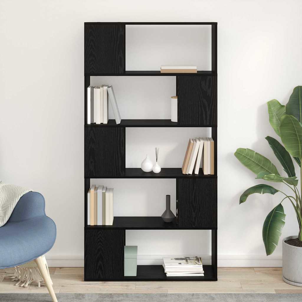 Sestava Tv Skříněk 80 X 24 X 156 Cm Černá Kompozitní Dřevo