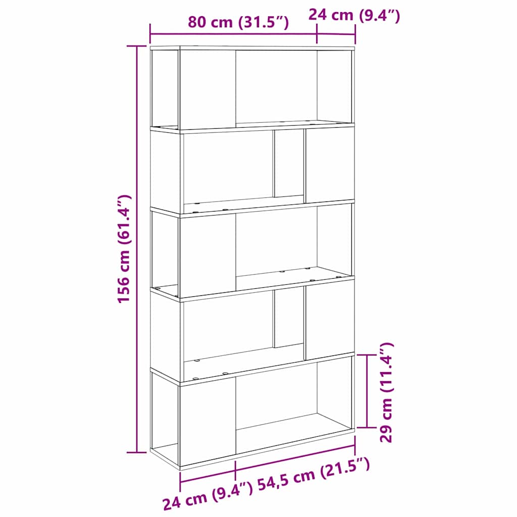 Sestava Tv Skříněk 80 X 24 X 156 Cm Černá Kompozitní Dřevo