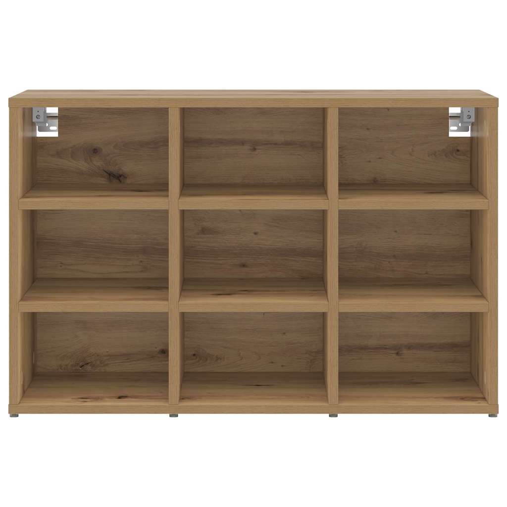 Skříň Na Obuv 77,5 X 30 X 51 Cm Kompozitní Dřevo Artisanový Dub
