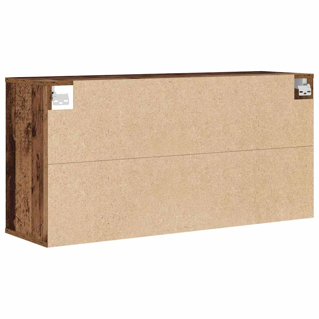 Skříň Na Obuv 103 X 30 X 51 Cm Kompozitní Dřevo Staré Dřevo