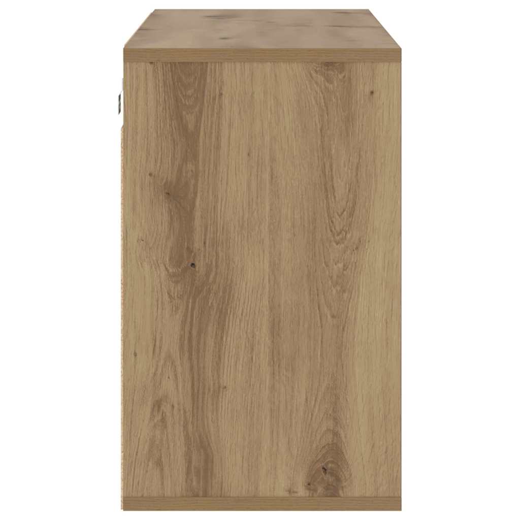 Skříň Na Obuv 103 X 30 X 51 Cm Kompozitní Dřevo Artisanový Dub