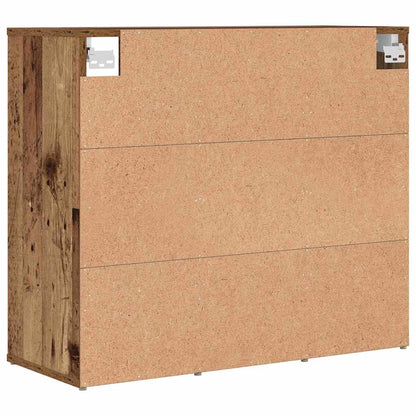 Skříň Na Obuv 77,5 X 30 X 67 Cm Kompozitní Dřevo Staré Dřevo