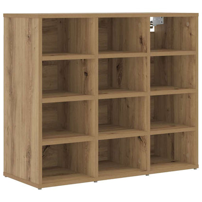 Skříň Na Obuv 77,5 X 30 X 67 Cm Kompozitní Dřevo Artisanový Dub