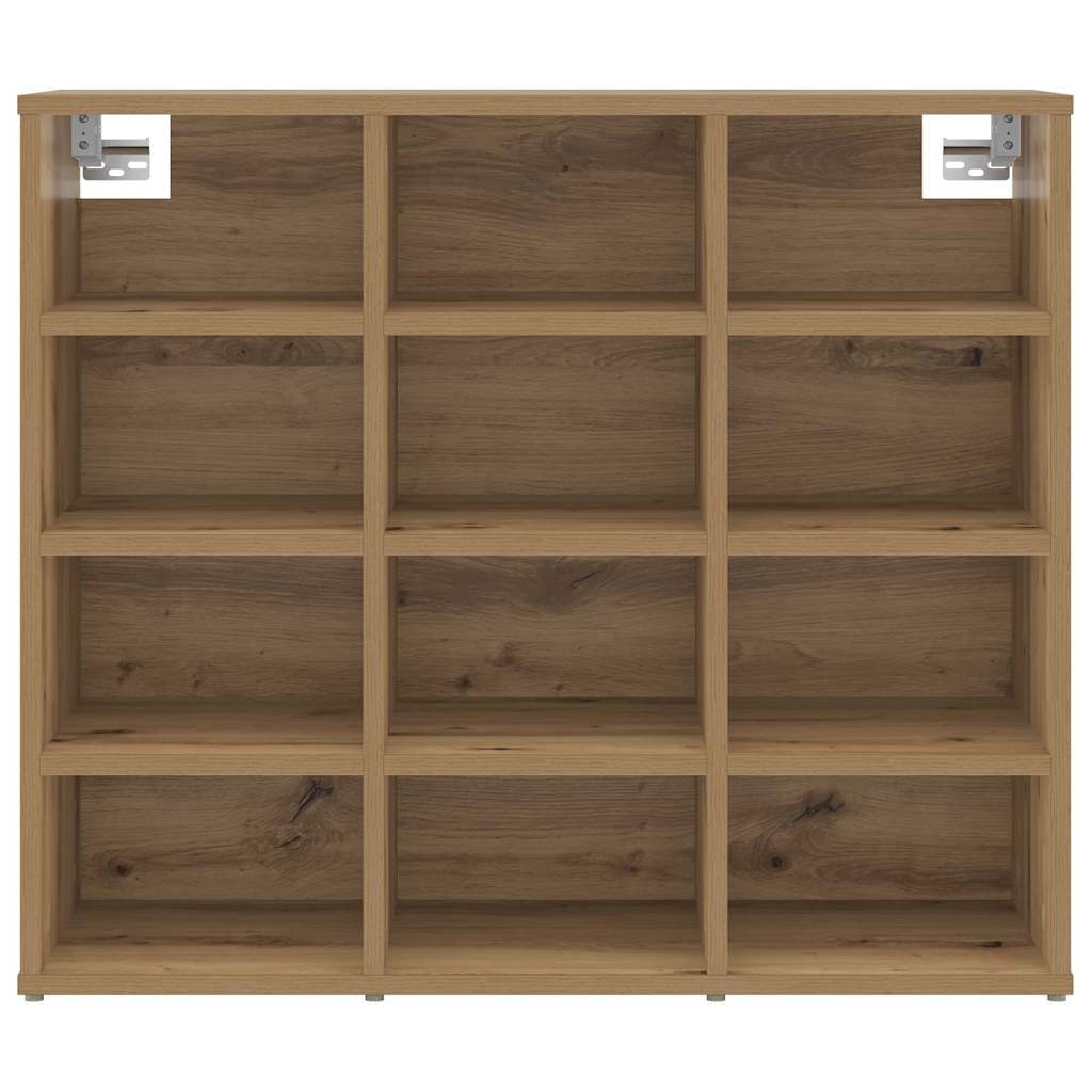 Skříň Na Obuv 77,5 X 30 X 67 Cm Kompozitní Dřevo Artisanový Dub