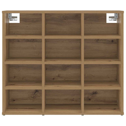 Skříň Na Obuv 77,5 X 30 X 67 Cm Kompozitní Dřevo Artisanový Dub