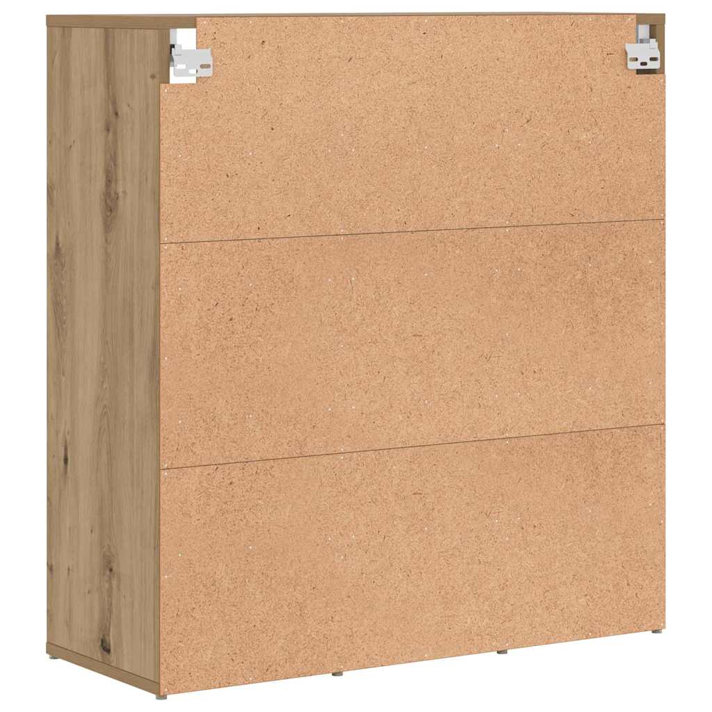 Skříň Na Obuv 77,5 X 30 X 83,5 Cm Kompozitní Dřevo
