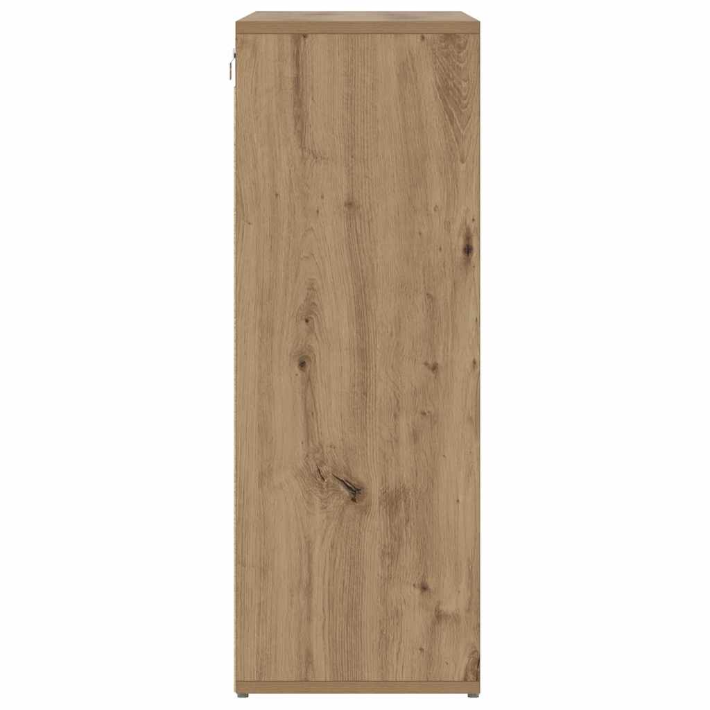 Skříň Na Obuv 77,5 X 30 X 83,5 Cm Kompozitní Dřevo