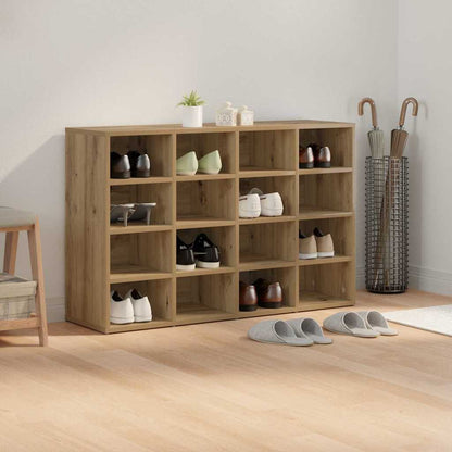 Skříň Na Obuv 103 X 30 X 67 Cm Kompozitní Dřevo Artisanový Dub