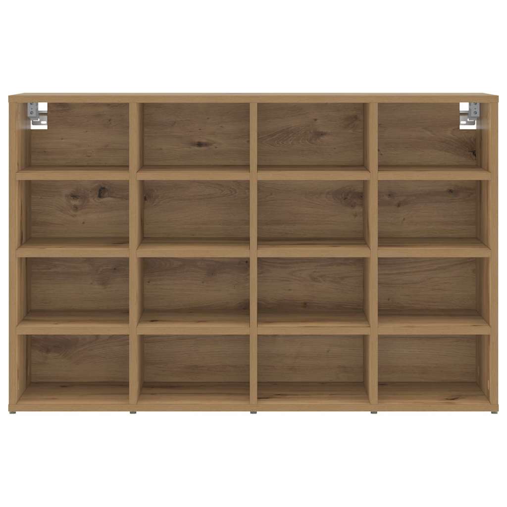 Skříň Na Obuv 103 X 30 X 67 Cm Kompozitní Dřevo Artisanový Dub