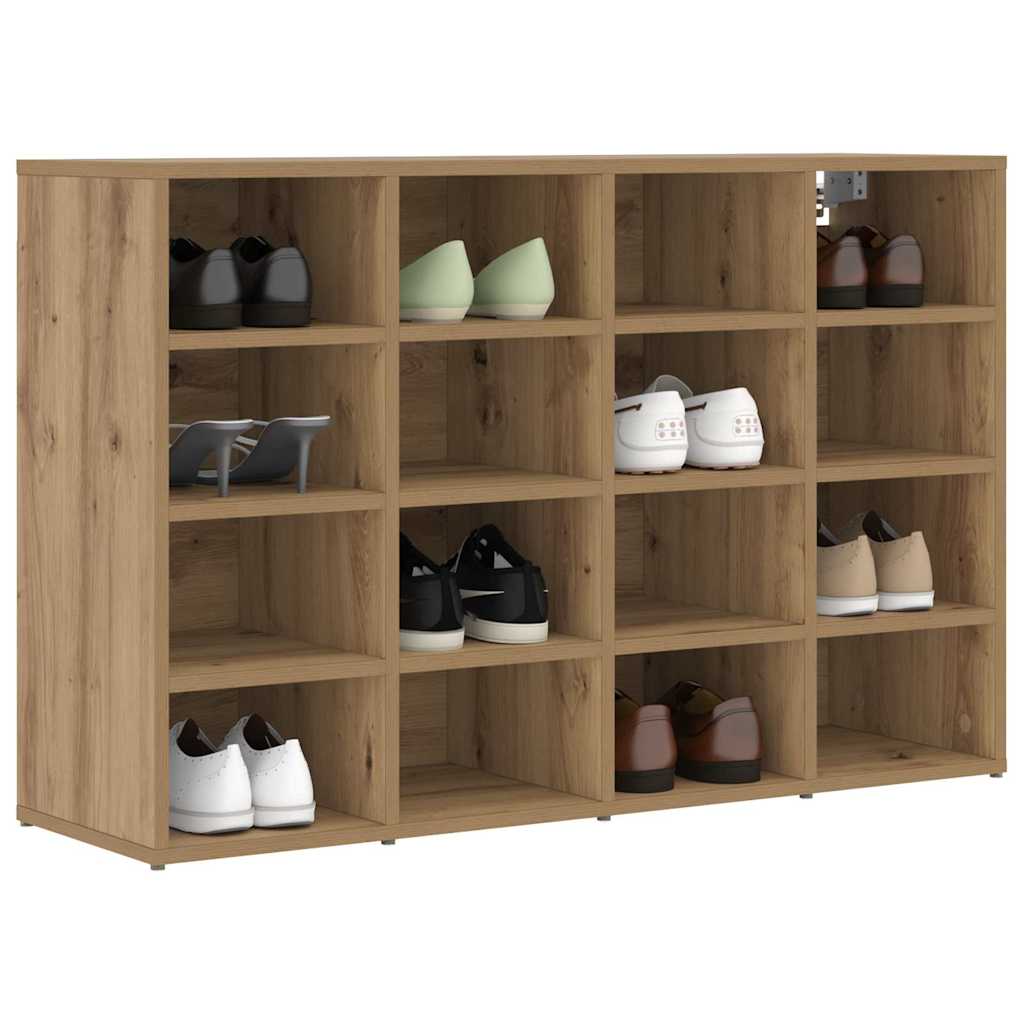 Skříň Na Obuv 103 X 30 X 67 Cm Kompozitní Dřevo Artisanový Dub