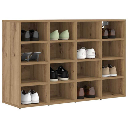 Skříň Na Obuv 103 X 30 X 67 Cm Kompozitní Dřevo Artisanový Dub