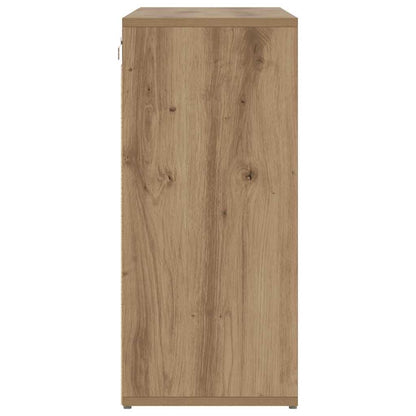 Skříň Na Obuv 103 X 30 X 67 Cm Kompozitní Dřevo Artisanový Dub