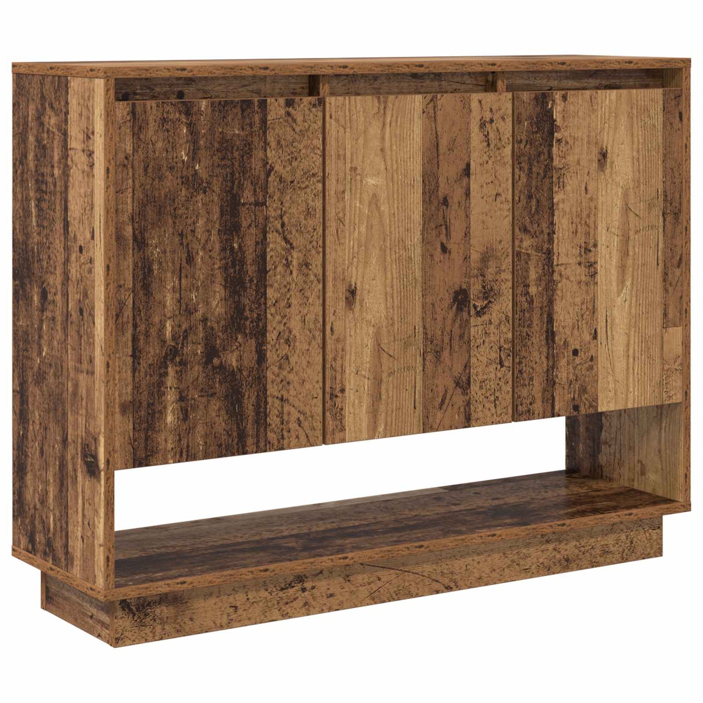 Servírovací Skříň Staré Dřevo 97 X 29 X 75 Cm Kompozitní Dřevo