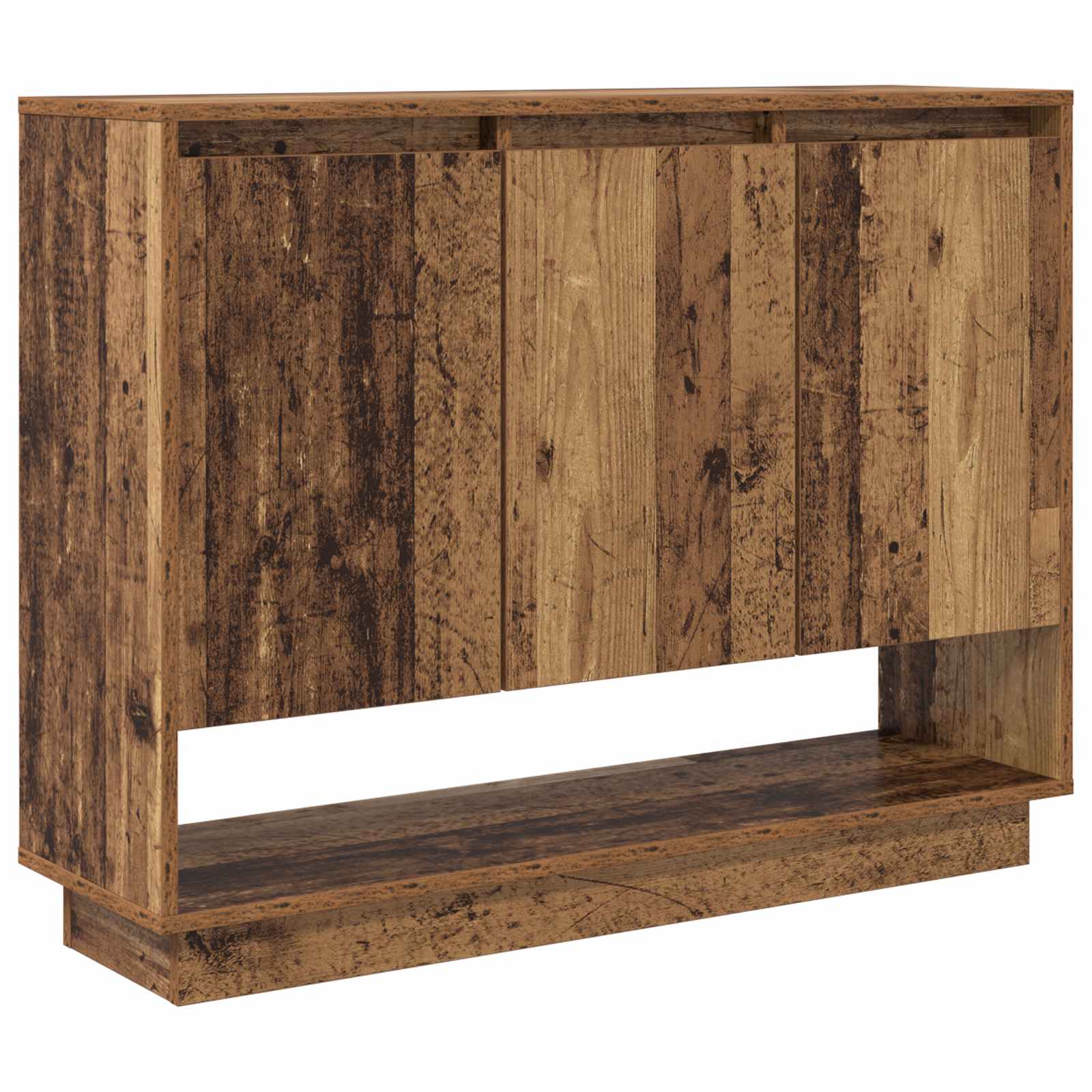Servírovací Skříň Staré Dřevo 97 X 29 X 75 Cm Kompozitní Dřevo