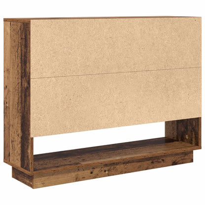 Servírovací Skříň Staré Dřevo 97 X 29 X 75 Cm Kompozitní Dřevo