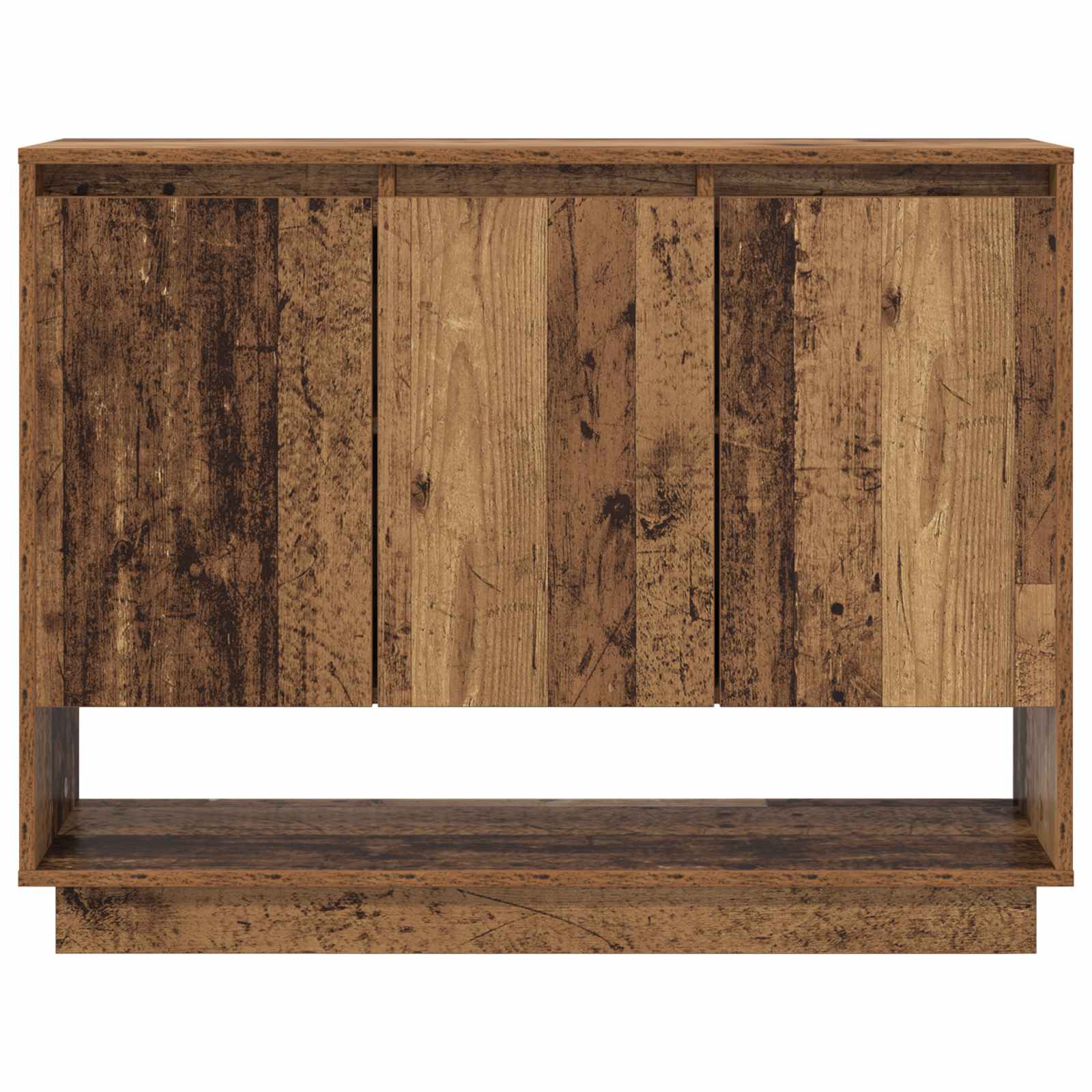 Servírovací Skříň Staré Dřevo 97 X 29 X 75 Cm Kompozitní Dřevo