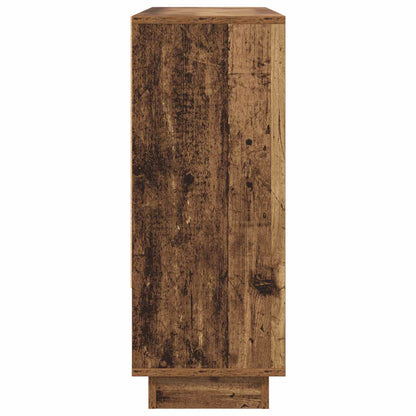 Servírovací Skříň Staré Dřevo 97 X 29 X 75 Cm Kompozitní Dřevo