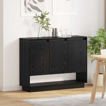 Servírovací Skříň Černý Dub 97 X 29 X 75 Cm Kompozitní Dřevo