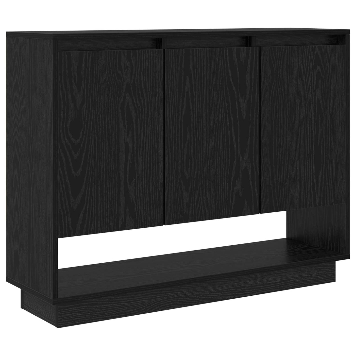 Servírovací Skříň Černý Dub 97 X 29 X 75 Cm Kompozitní Dřevo