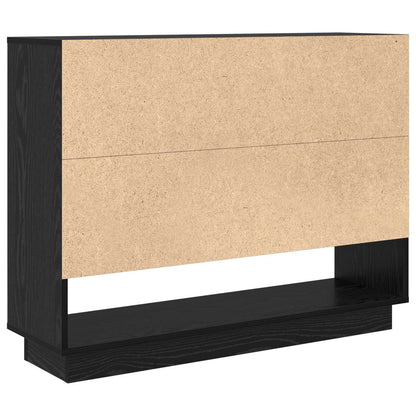 Servírovací Skříň Černý Dub 97 X 29 X 75 Cm Kompozitní Dřevo