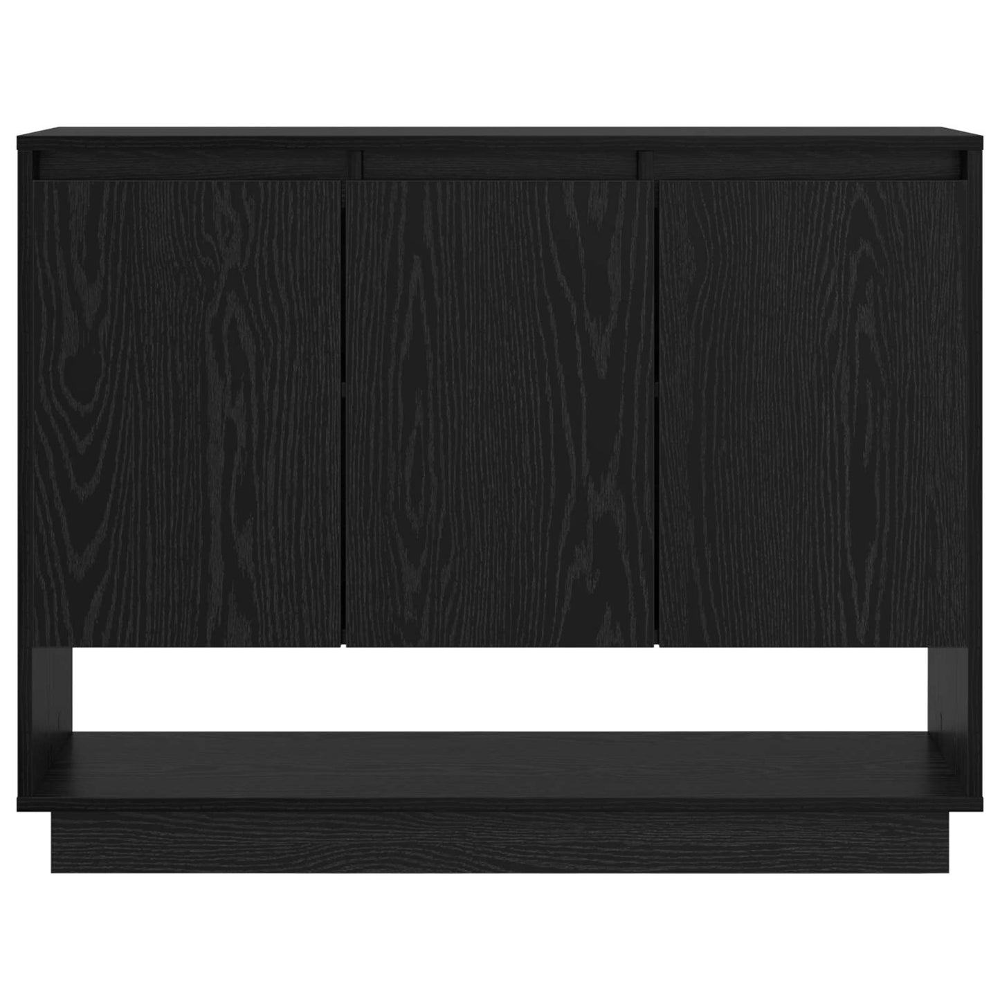 Servírovací Skříň Černý Dub 97 X 29 X 75 Cm Kompozitní Dřevo