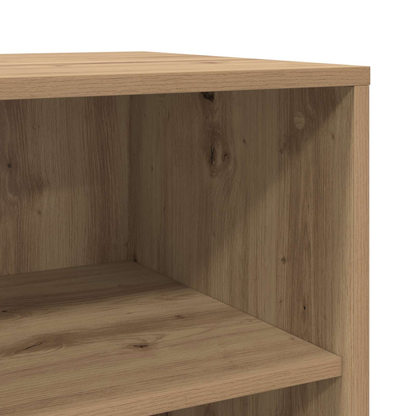 Servírovací Skříň Hnědá 70 X 41 X 75 Cm Kompozitní Dřevo